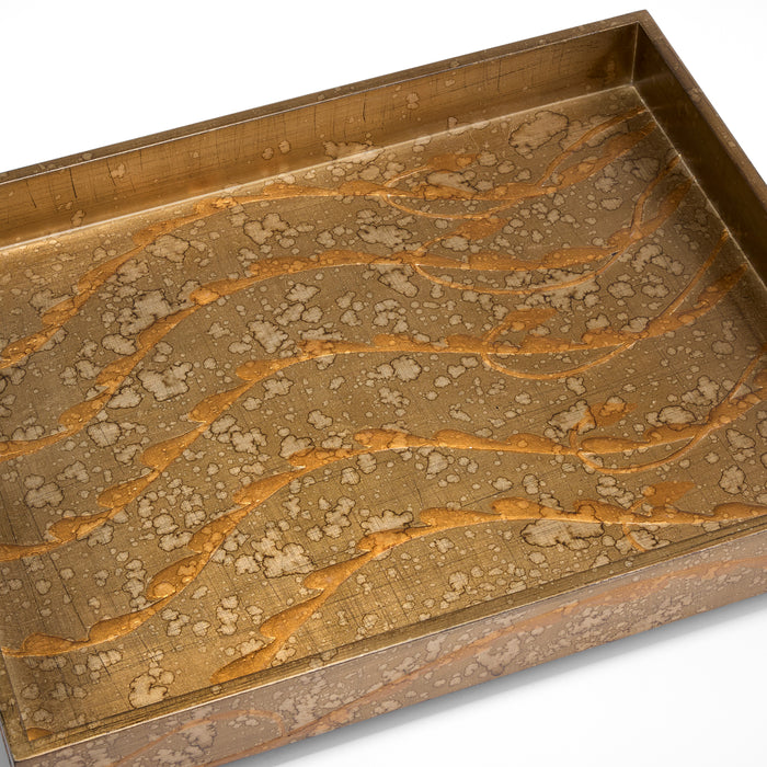 Florence Tray | Bronze Lacquer | Rectangle - Medium