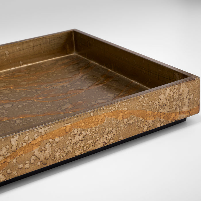 Florence Tray | Bronze Lacquer | Rectangle - Medium