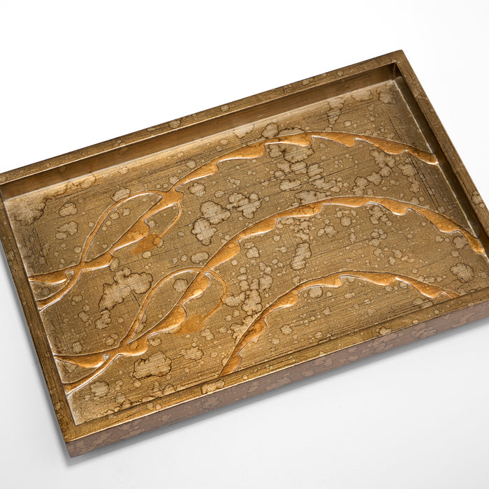 Florence Tray | Bronze Lacquer | Rectangle - Small