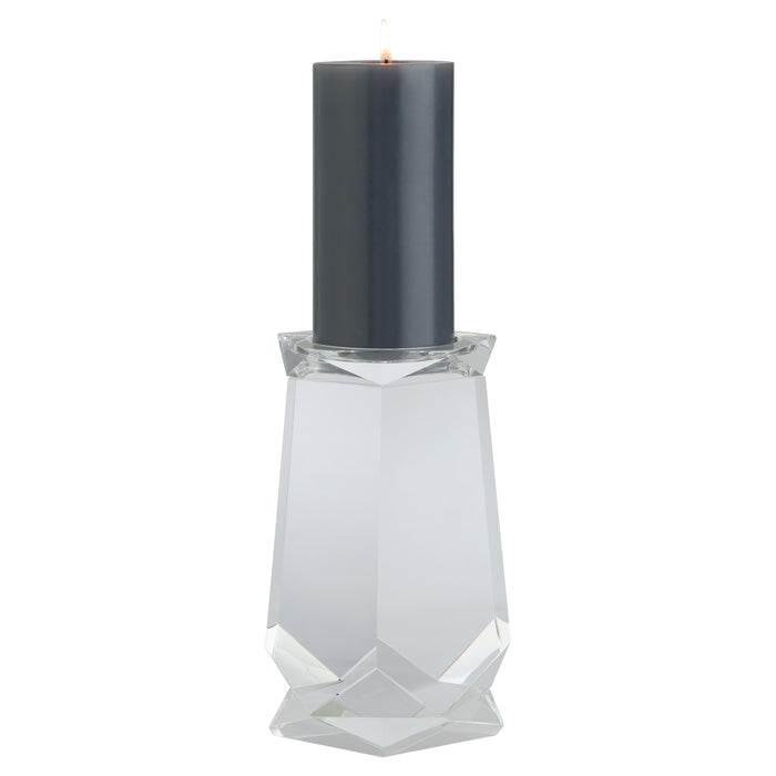 Faceted Pillar Candleholder - Large