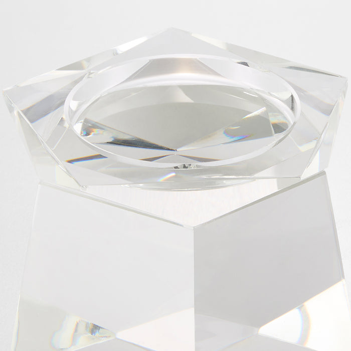 Faceted Pillar Candleholder - Large