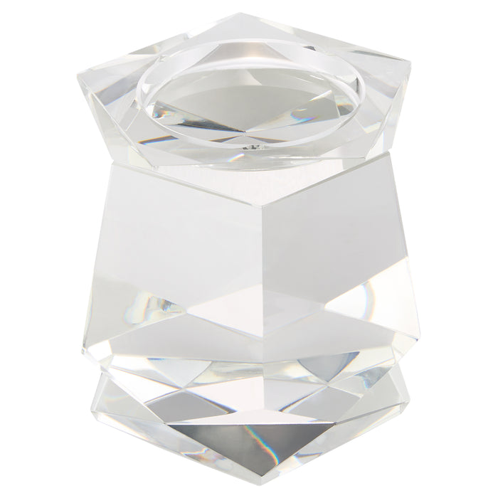 Faceted Pillar Candleholder - Medium