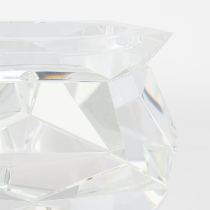 Faceted Pillar Candleholder - Small