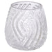 Hachure Vase | Clear
