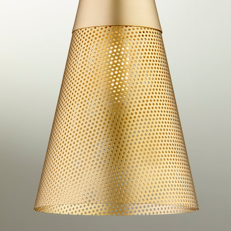 Quorum Home Quorum - 1316-80 - One Light Pendant - Aged Brass