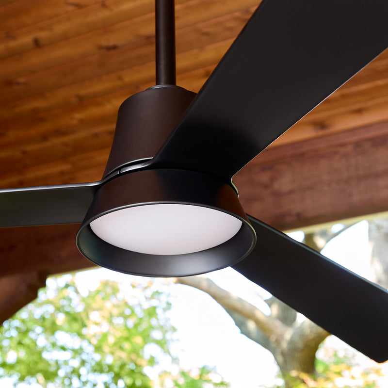 ESQUIRE 58" 3 Blade Wet Fan - Matte Black