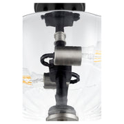 Quorum Home Quorum - 210-6965 - Two Light Dual Mount - Textured Black w/ Satin Nickel