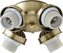 Quorum Home Quorum - 2401-804 - LED Fan Light Kit - Antique Brass