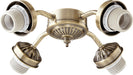 Quorum Home Quorum - 2444-804 - LED Fan Light Kit - Antique Brass
