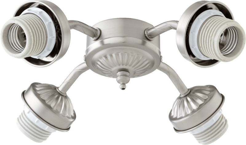Quorum Home Quorum - 2444-8065 - LED Fan Light Kit - Satin Nickel