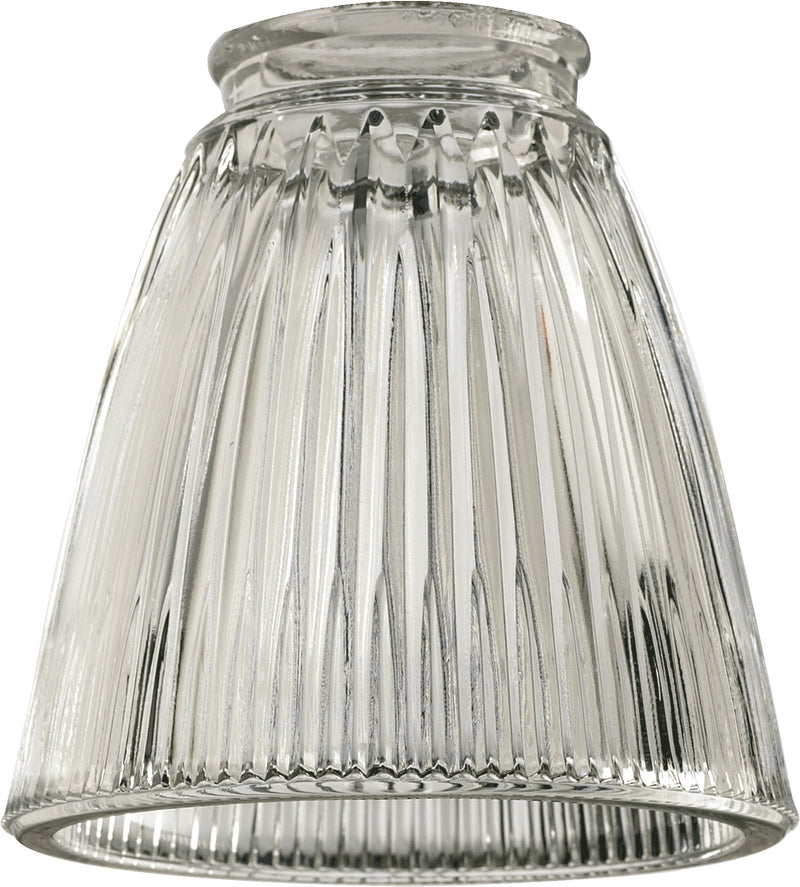 2.25" CLEAR RIBBED BELL