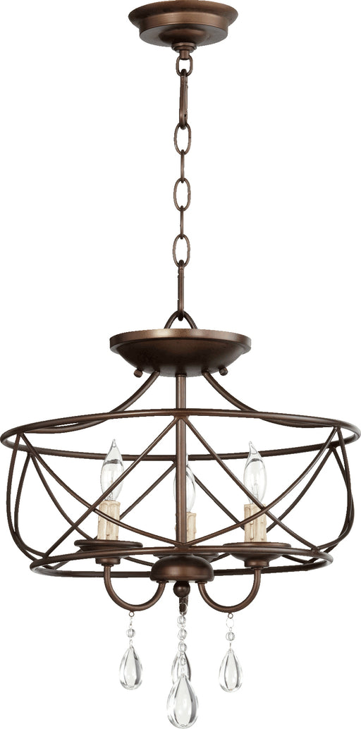 Quorum Home Quorum - 2716-16-86 - Three Light Dual Mount - Oiled Bronze