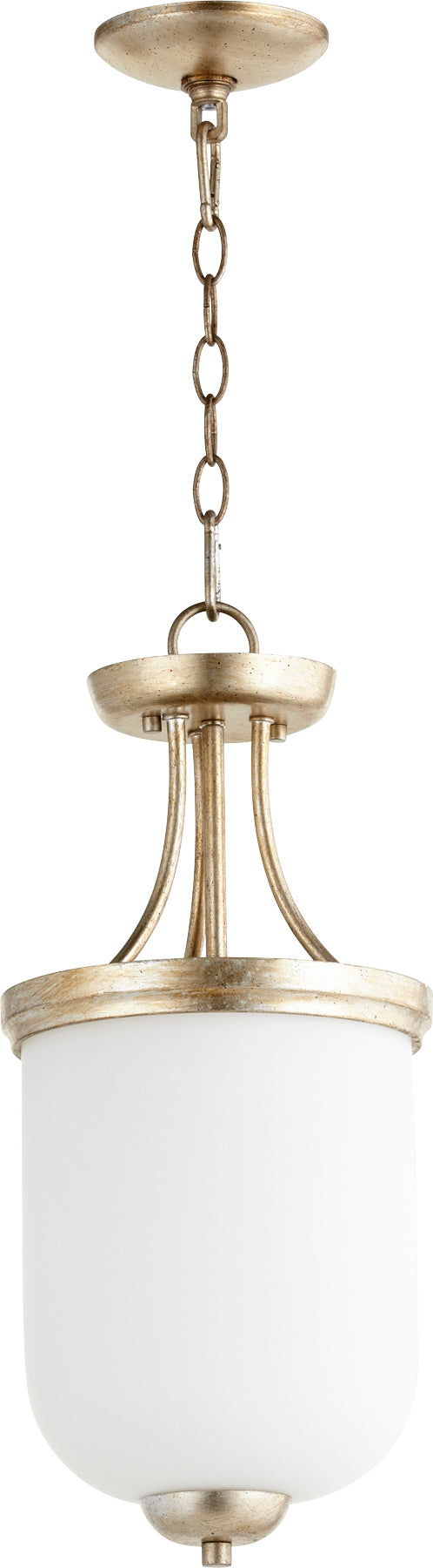 Enclave 2 Light Dual Mount - Aged Silver Leaf