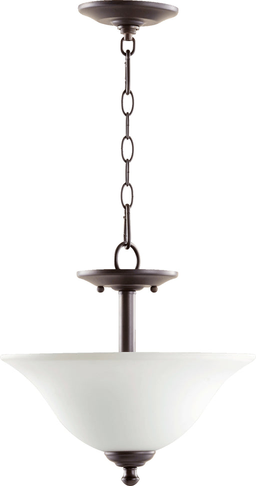Quorum Home Quorum - 2810-13186 - Two Light Dual Mount - Oiled Bronze w/ Satin Opal