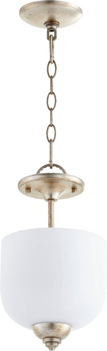 Richmond Sm 3 Light Dual Mount - Aged Silver Leaf