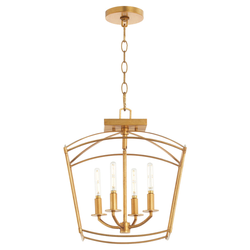 Quorum Home Quorum - 2812-14-74 - Four Light Dual Mount - Gold Leaf