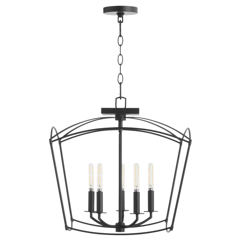 Quorum Home Quorum - 2812-18-59 - Five Light Dual Mount - Matte Black