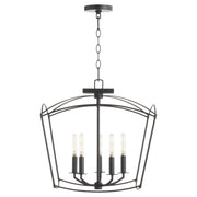 Quorum Home Quorum - 2812-18-59 - Five Light Dual Mount - Matte Black