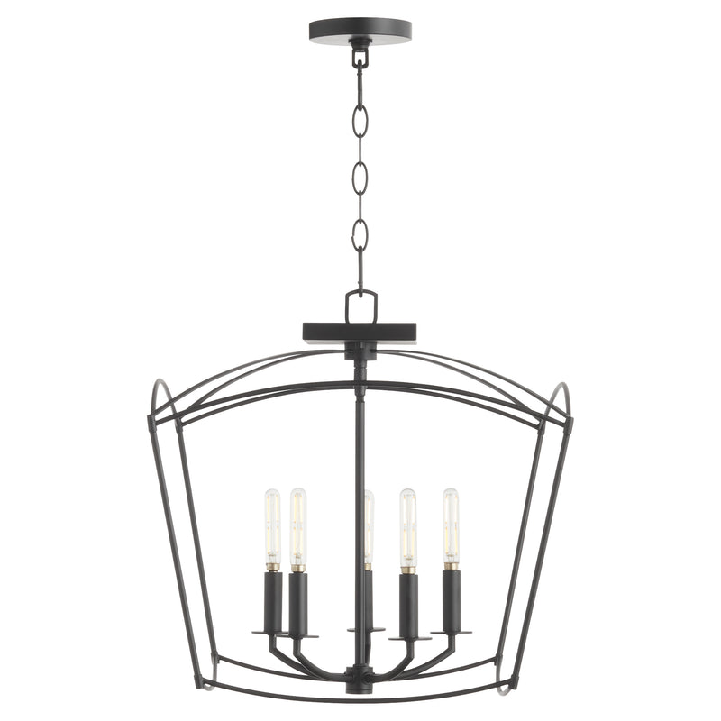 Quorum Home Quorum - 2812-18-59 - Five Light Dual Mount - Matte Black