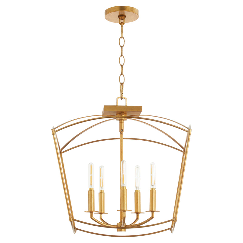 Quorum Home Quorum - 2812-18-74 - Five Light Dual Mount - Gold Leaf
