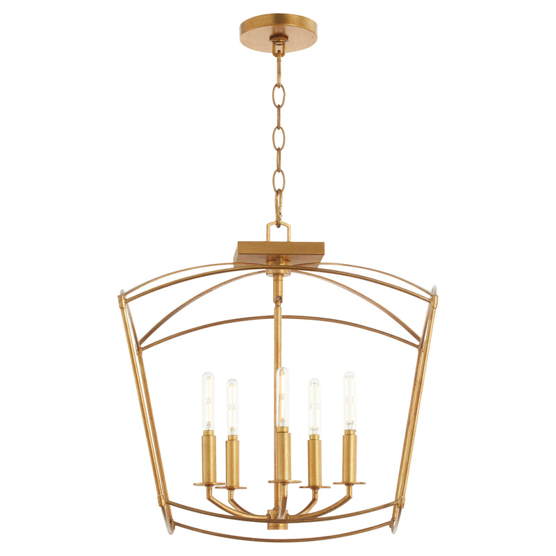 Quorum Home Quorum - 2812-18-74 - Five Light Dual Mount - Gold Leaf
