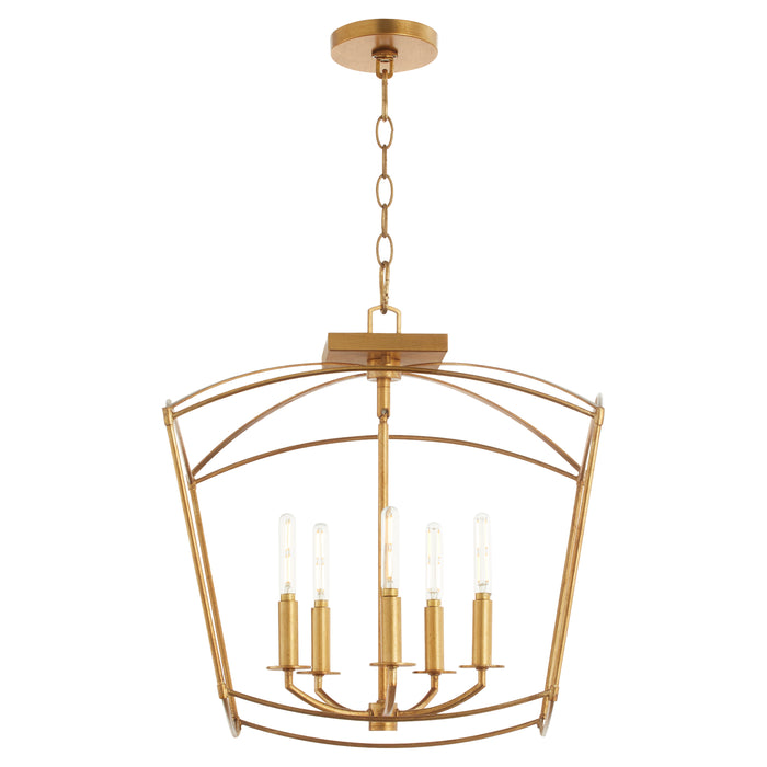Quorum Home Quorum - 2812-18-74 - Five Light Dual Mount - Gold Leaf
