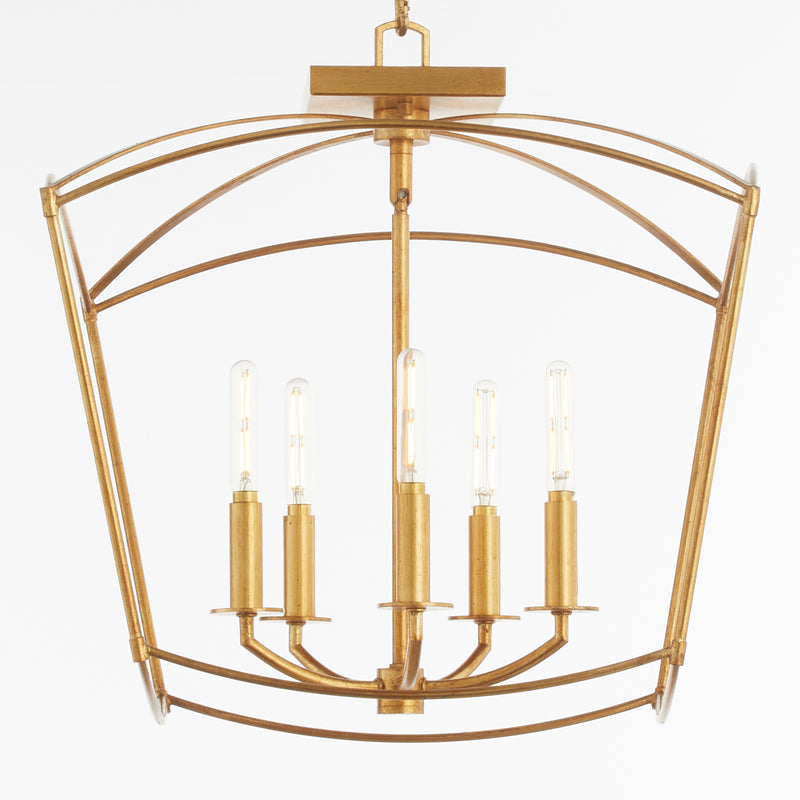 Quorum Home Quorum - 2812-18-74 - Five Light Dual Mount - Gold Leaf