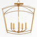 Quorum Home Quorum - 2812-18-74 - Five Light Dual Mount - Gold Leaf