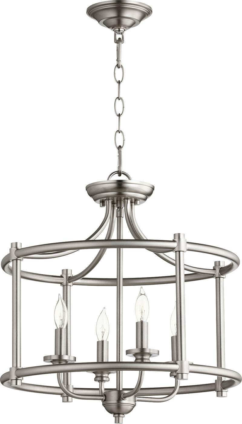 Quorum Home Quorum - 2822-18-65 - Four Light Dual Mount - Satin Nickel