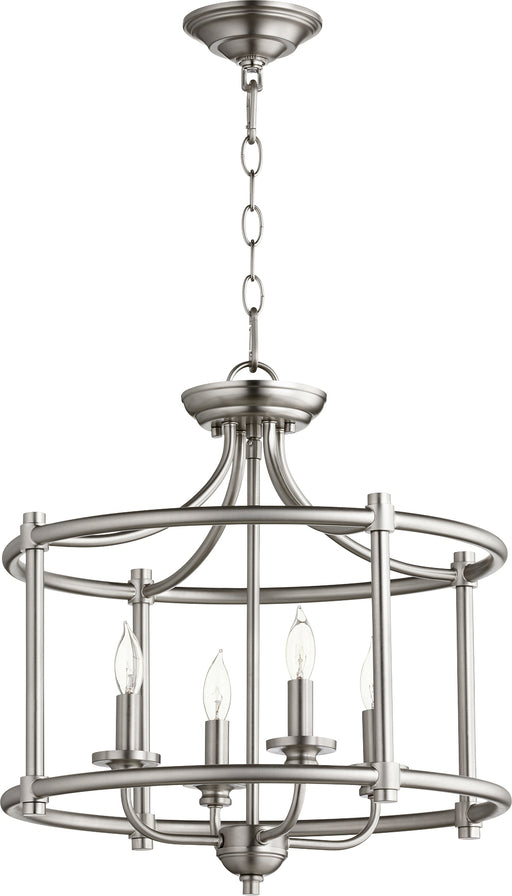 Quorum Home Quorum - 2822-18-65 - Four Light Dual Mount - Satin Nickel