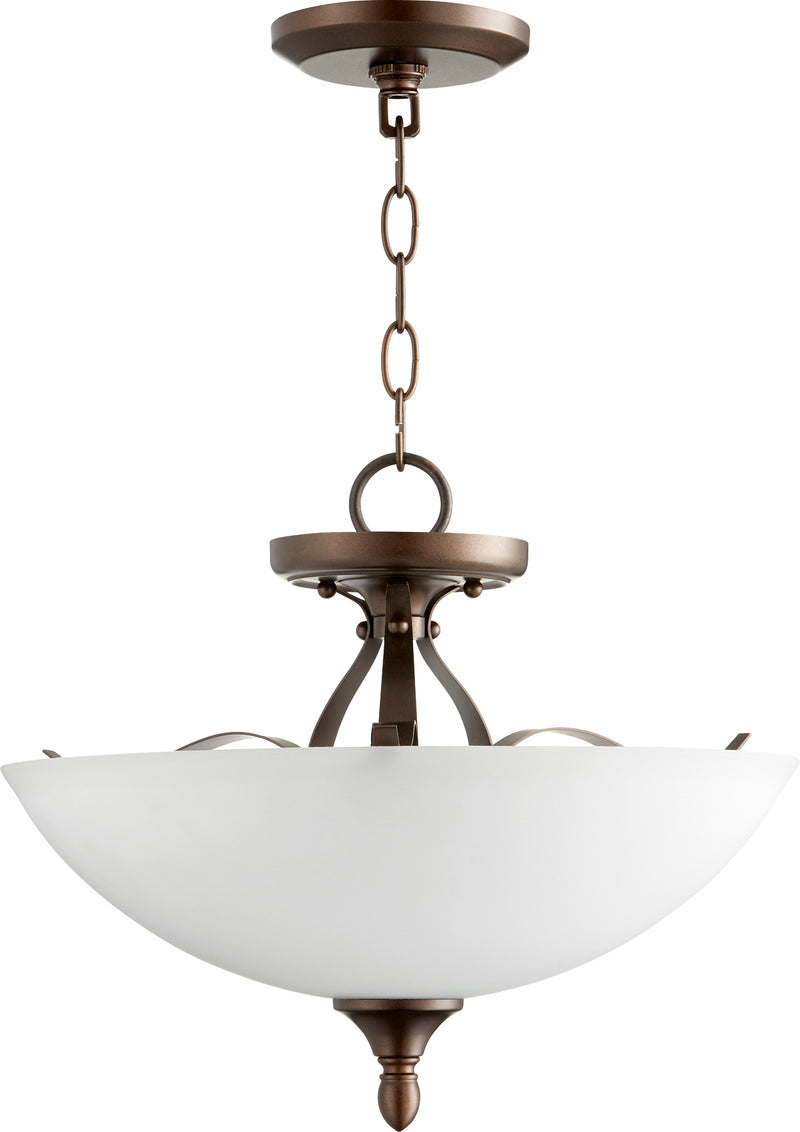Quorum Home Quorum - 2827-15-86 - Three Light Dual Mount - Oiled Bronze