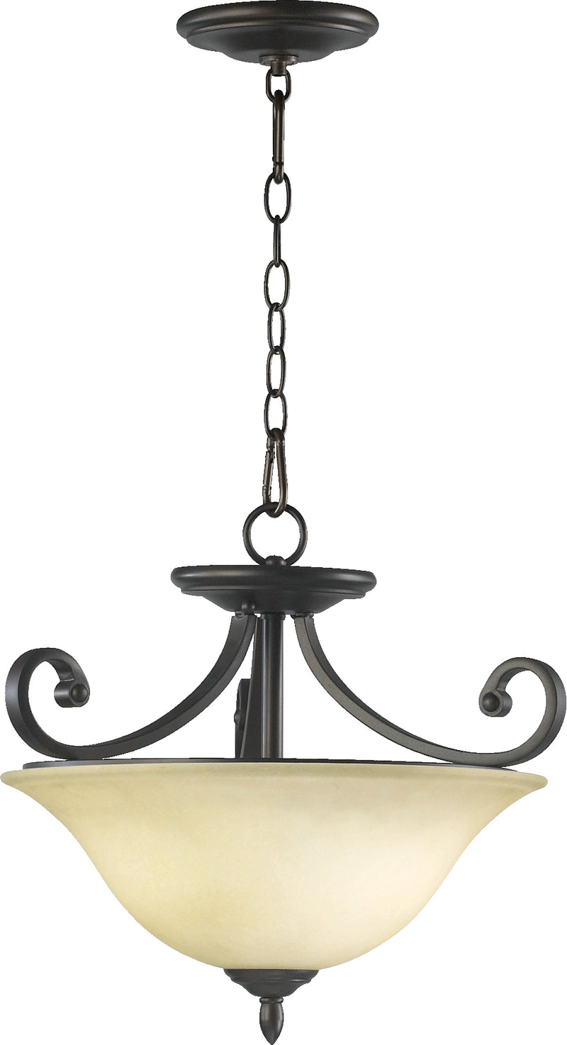 Quorum Home Quorum - 2854-18-86 - Three Light Dual Mount - Oiled Bronze