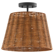 Quorum Home Quorum - 2893-13-59 - Three Light Semi Flush Mount - Matte Black