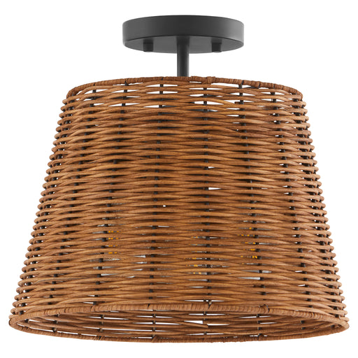 Quorum Home Quorum - 2893-13-59 - Three Light Semi Flush Mount - Matte Black