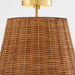 Quorum Home Quorum - 2893-13-80 - Three Light Semi Flush Mount - Aged Brass