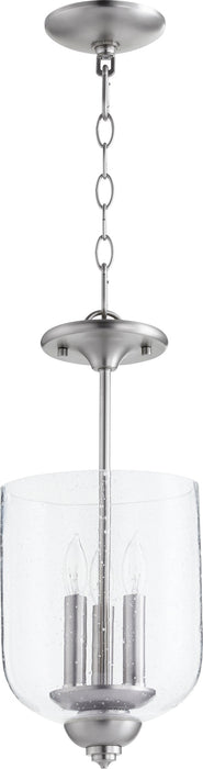 Richmond Lg clear Seeded - Satin Nickel