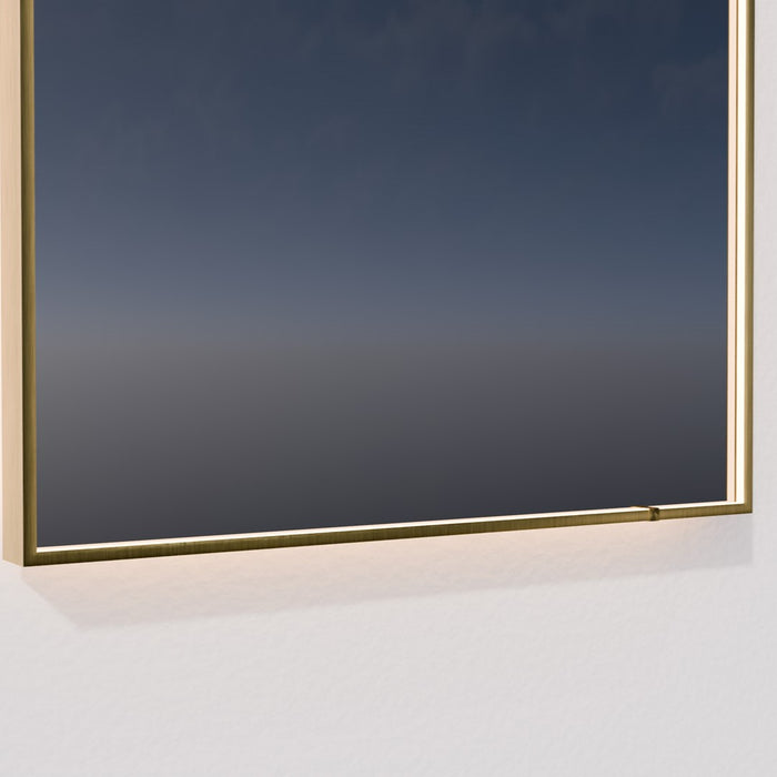 Quorum Home Oxygen - 3-0106-55 - LED Mirror - Brushed Brass