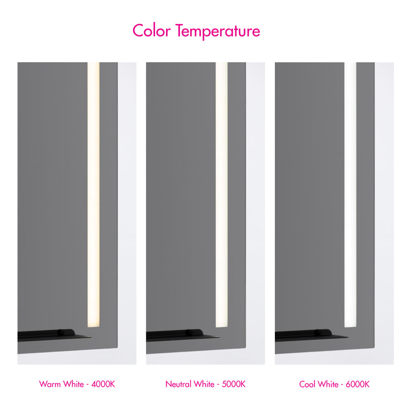 Quorum Home Oxygen - 3-0305-15 - LED Mirror - Black