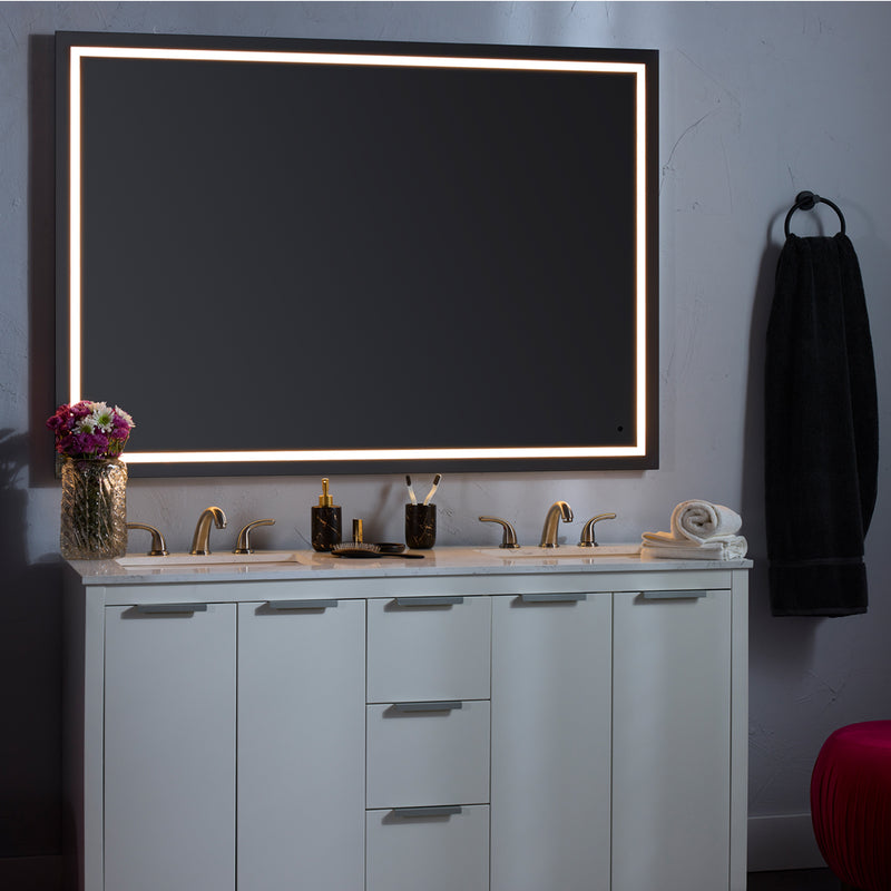 Quorum Home Oxygen - 3-0505-15 - LED Mirror - Black