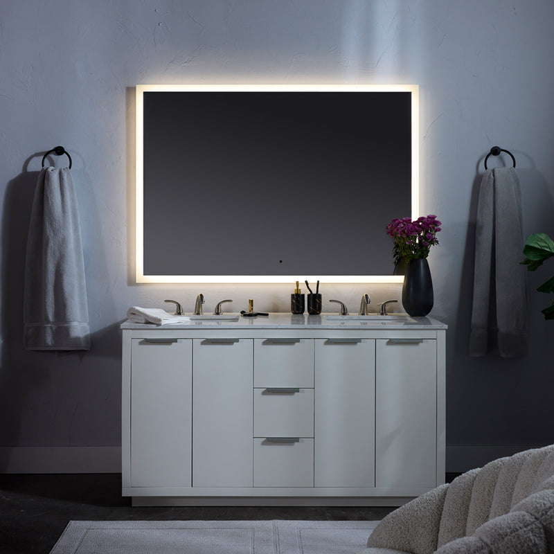 Quorum Home Oxygen - 3-0604-15 - LED Mirror - Black