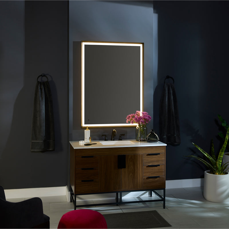 Quorum Home Oxygen - 3-0804-15 - LED Mirror - Black