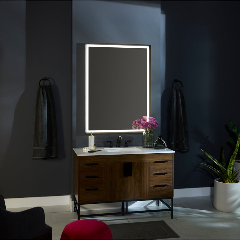 Quorum Home Oxygen - 3-0804-15 - LED Mirror - Black