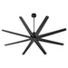 Quorum Home Oxygen - 3-108-1515 - 72"Ceiling Fan - Black W/ Black Blades