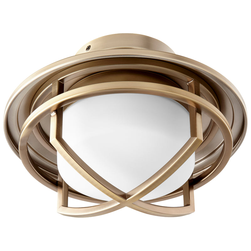 Quorum Home Oxygen - 3-1084-40 - LED Fan Light Kit - Aged Brass