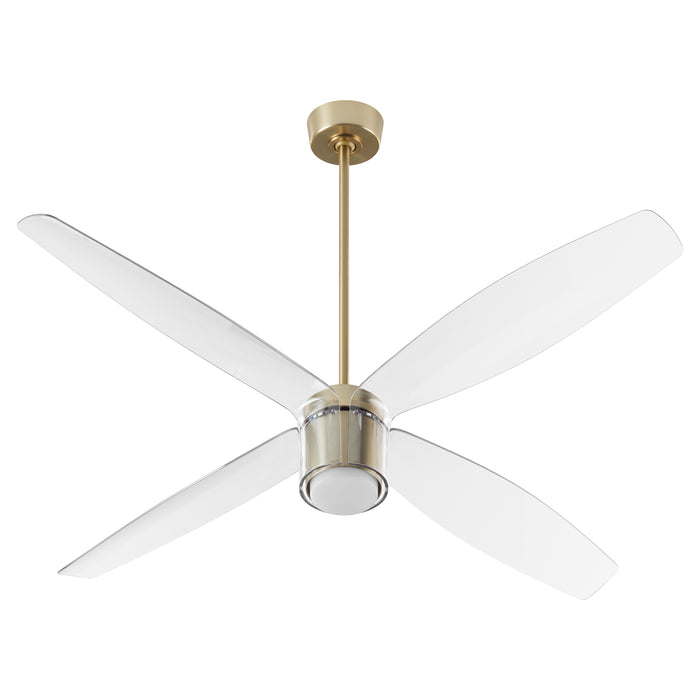 Quorum Home Oxygen - 3-116-40 - 60"Ceiling Fan - Aged Brass