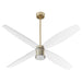 Quorum Home Oxygen - 3-116-40 - 60"Ceiling Fan - Aged Brass