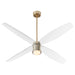 Quorum Home Oxygen - 3-116-40 - 60"Ceiling Fan - Aged Brass
