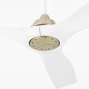 Quorum Home Oxygen - 3-118-640 - 52" Ceiling Fan - Aged Brass / White