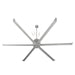 Quorum Home Oxygen - 3-130-23 - 100"Ceiling Fan - Classic Nickel
