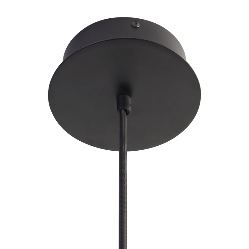 Quorum Home Oxygen - 3-21-1550 - LED Pendant - Black W/ Industrial Brass